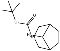 tert-butyl (1R,8S)-3-azabicyclo[3.2.1]octan-8-ylcarbaMate Structure