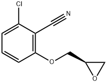 (R)-2-chloro-6-(oxiran-2-ylMethoxy)benzonitrile Structure