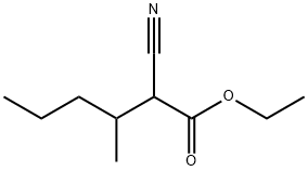 ethyl 2-cyano-3-methylhexanoate  구조식 이미지