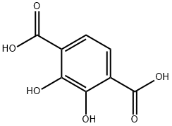 2,3-dihydroxyterephthalic acid 구조식 이미지