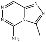 s-트리아졸로[4,3-d]-as-트리아진,5-아미노-3-메틸-(8CI) 구조식 이미지