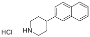4-(2-나프틸)피페리딘하이드로클로라이드 구조식 이미지