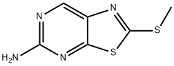 5-아미노-2-(메틸티오)티아졸로[5,4-d]피리미딘 구조식 이미지