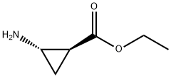 Cyclopropanecarboxylic acid, 2-amino-, ethyl ester, (1S,2S)- Structure