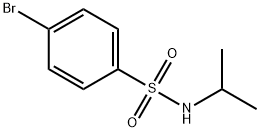 4-Bromo-N-isopropylbenzenesulfonamide 구조식 이미지