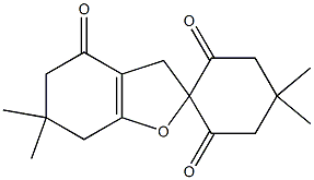 4',4',6,6-Tetramethyl-3,5,6,7-tetrahydrospiro[benzofuran-2(4H),1'-cyclohexane]-2',4,6'-trione Structure