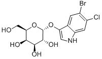 5-BROMO-6-CHLORO-3-INDOXYL-ALPHA-D-GALACTOPYRANOSIDE 구조식 이미지