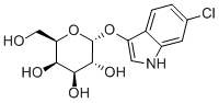 6-CHLORO-3-INDOLYL ALPHA-D-GALACTOPYRANOSIDE Structure