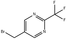 Pyrimidine, 5-(bromomethyl)-2-(trifluoromethyl)- (9CI) Structure