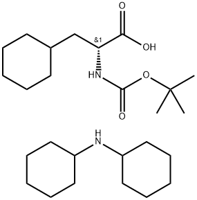 BOC-D-CHA-OH DCHA Structure