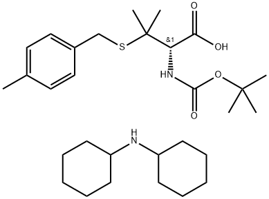 BOC-BETA,BETA-DIMETHYL-D-CYS(PMEBZL)-OH Structure