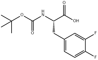 BOC-L-3,4-Difluorophe  Structure