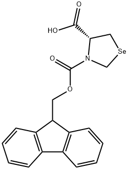 3,4-Selenazolidinedicarboxylic acid, 3-(9H-fluoren-9-ylmethyl) ester, (4R)- Structure