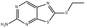 5-아미노-2-(에틸티오)티아졸로[5,4-d]피리미딘 구조식 이미지