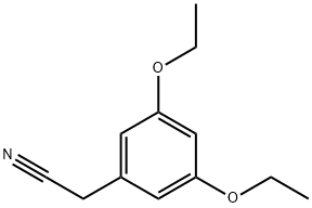벤젠아세토니트릴,3,5-디에톡시-(9CI) 구조식 이미지