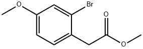 메틸-2-브로모-4-메톡시페닐아세테이트 구조식 이미지