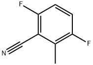벤조니트릴,3,6-디플루오로-2-메틸-(9CI) 구조식 이미지