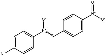 N-(4-니트로벤질리덴)-4-클로로아닐린N-옥사이드 구조식 이미지