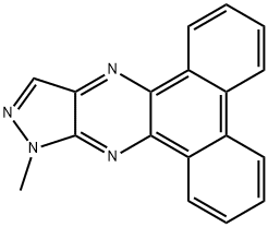 10-Methyl-10H-dibenzo[f,h]pyrazolo[3,4-b]quinoxaline Structure