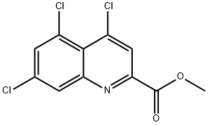 METHYL 4,6,7-TRICHLORO-QUINOLINE-2-CARBOXYLATE Structure