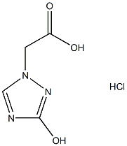 (3-hydroxy-1H-1,2,4-triazol-1-yl)acetic acid hydrochloride 구조식 이미지