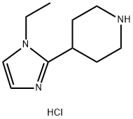 4-(1-ethyl-1H-imidazol-2-yl)piperidine dihydrochloride Structure