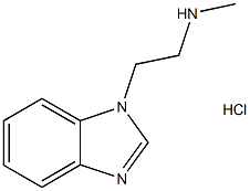 [2-(1H-benzimidazol-1-yl)ethyl]methylamine hydrochloride 구조식 이미지