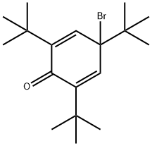 4-bromo-246-tri-tert-butyl-25-cyclohexadienone 구조식 이미지
