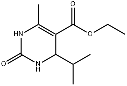 Ethyl 4-isopropyl-6-methyl-2-oxo-1,2,3,4-tetrahydro-5-pyrimidinecarboxylate 구조식 이미지