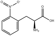L-2-니트로페닐알라닌 구조식 이미지