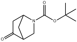 TERT-BUTYL 5-OXO-2-AZABICYCLO[2.2.1]HEPTANE-2-CARBOXYLATE Structure