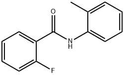 2-Fluoro-N-(2-Methylphenyl)benzaMide, 97% Structure