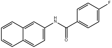 4-FLUORO-2-NAPHTHALENYL-BENZAMIDE Structure