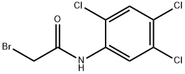 2-Bromo-N-(2,4,5-trichlorophenyl)acetamide 구조식 이미지