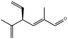 (2E,S)-2,5-Dimethyl-4-vinyl-2,5-hexadienal Structure