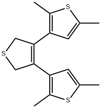 3,4-BIS(2,5-DIMETHYLTHIOPHEN-3-YL)-2,5-DIHYDROTHIOPHENE Structure