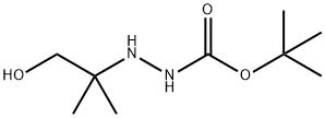 Hydrazinecarboxylic acid, 2-(2-hydroxy-1,1-dimethylethyl)-, 1,1-dimethylethyl Structure