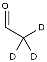 아세탈데하이드-2,2,2-D3 구조식 이미지