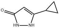 5-Cyclopropyl-1,2-dihydro-3H-pyrazol-3-one Structure