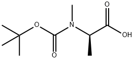 BOC-N-methyl-D-alanine Structure