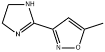 Isoxazole, 3-(2-imidazolin-2-yl)-5-methyl- (8CI) 구조식 이미지