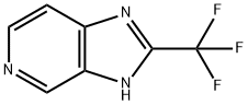 2-(트리플루오로메틸)-1H-이미다조[4,5-c]피리딘 구조식 이미지