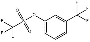 3-(TRIFLUOROMETHYL)PHENYL TRIFLUOROMETHANESULFONATE 구조식 이미지