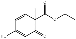 2,4-Cyclohexadiene-1-carboxylicacid,4-hydroxy-1-methyl-6-oxo-,ethylester(9CI) 구조식 이미지