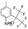 2-(2-AMino-5-Methyl-phenyl)-1,1,1,3,3,3-hexafluoro-propan-2-ol 구조식 이미지