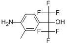 2-(4-AMINO-3-METHYLPHENYL)HEXAFLUOROISOPROPANOL Structure