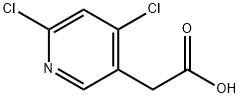4,6-DICHLOROPYRIDINE-3-ACETIC ACID Structure