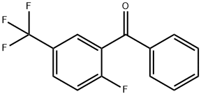 2-FLUORO-5-(TRIFLUOROMETHYL)BENZOPHENONE Structure