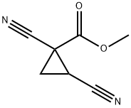시클로프로판카르복실산,1,2-디시아노-,메틸에스테르(8CI) 구조식 이미지