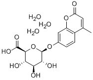 4-METHYLUMBELLIFERYL-BETA-D-GLUCURONIDE TRIHYDRATE Structure